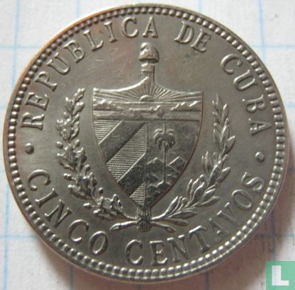 Cuba 5 centavos 1916 - Image 2