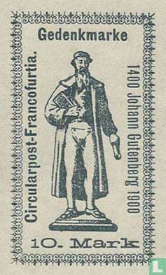 Johann Gutenberg Standbeeld 
