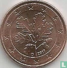Duitsland 5 cent 2017 (D) - Afbeelding 1