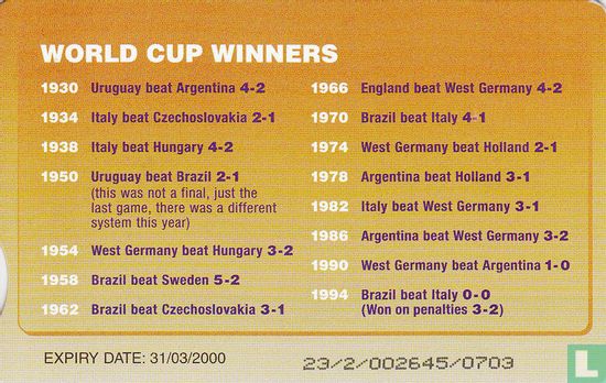 World Cup'98, BT EasyReach Pagers - Afbeelding 2