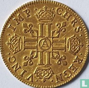 France 1 louis d'or 1640 (mèche courte) - Image 2