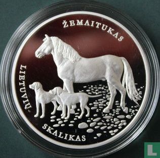 Lithuania 10 euro 2017 (PROOF) "Lithuanian Hound and Žemaitukas" - Image 2