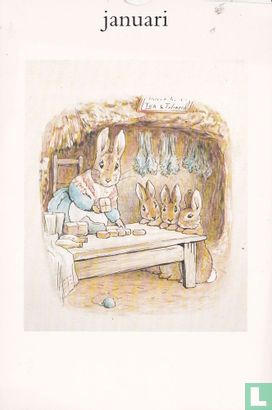 Beatrix Potter: Konijn bakt koekjes