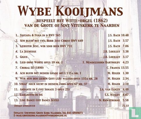 Wybe Kooijmans bespeelt het Witte Orgel (1862) van de Grote- of St. Vituskerk Naarden   - Image 2