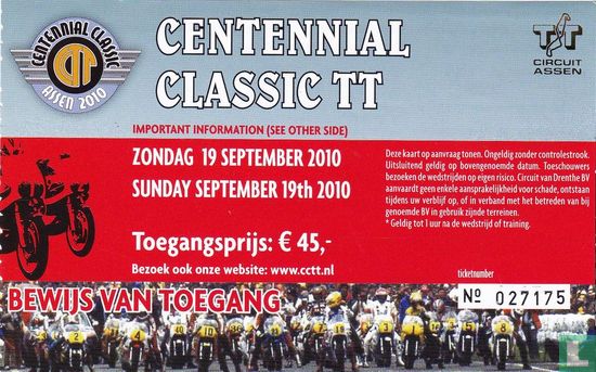 Centennial Classic TT Assen 2010 - Afbeelding 1