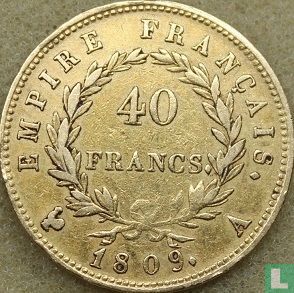 Frankrijk 40 francs 1809 (A) - Afbeelding 1