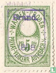 Overprint "Brand 1888"