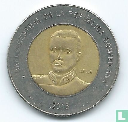 Dominicaanse Republiek 10 pesos 2015 - Afbeelding 2