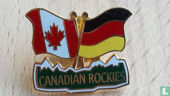 Canadian Rockies/Vlaggen Canada en Duitsland
