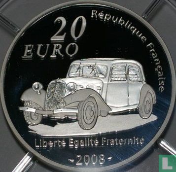 France 20 euro 2008 (PROOF) "130th anniversary of the birth of André Citroën" - Image 1