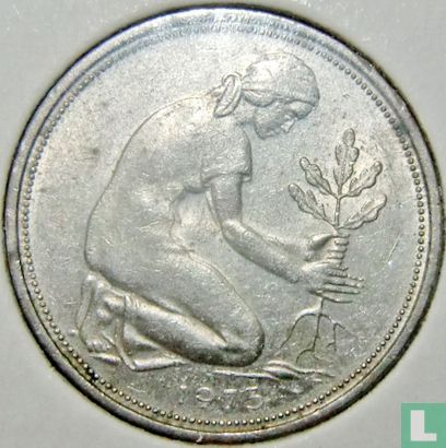 Germany 50 pfennig 1973 (G) - Image 1