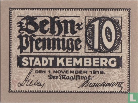 Kemberg Stadt 10 pfennig 1918 - Afbeelding 1