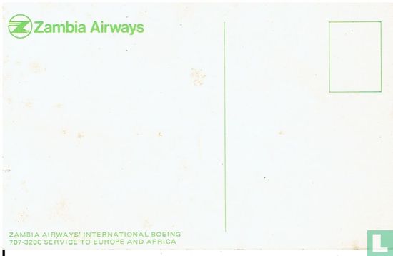 Zambia Airways - Boeing 707 - Bild 2