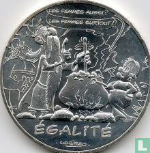 Frankrijk 10 euro 2015 "Asterix and equality 3" - Afbeelding 2