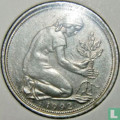Deutschland 50 Pfennig 1992 (D) - Bild 1