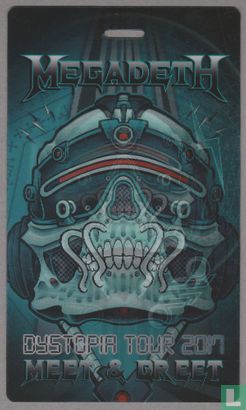 Megadeth, VIP Meet and Greet Pass, 2017 - Image 1