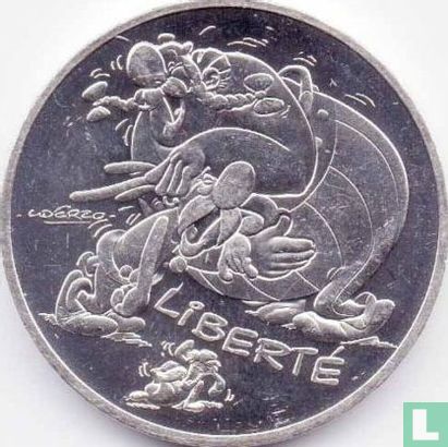 Frankrijk 10 euro 2015 "Asterix and liberty 3" - Afbeelding 2