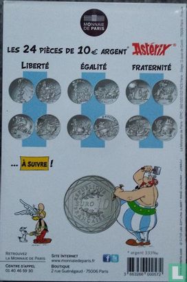 Frankrijk 10 euro 2015 (folder) "Asterix and equality 3" - Afbeelding 2