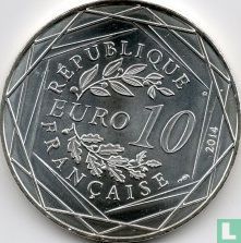 Frankrijk 10 euro 2014 "Liberty - winter" - Afbeelding 1