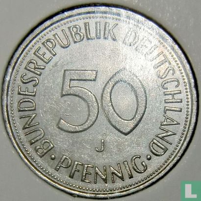 Deutschland 50 Pfennig 1991 (J) - Bild 2