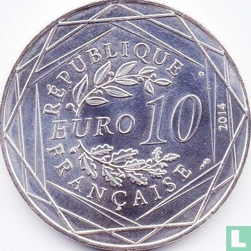 France 10 euro 2014 "Equality - spring" - Image 1