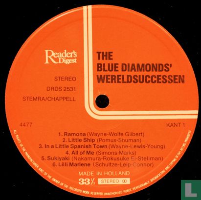 The Blue Diamonds' Wereldsuccessen - Bild 3