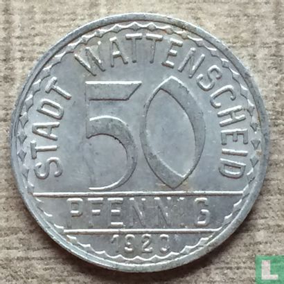 Wattenscheid 50 pfennig 1920 (aluminium) - Afbeelding 1