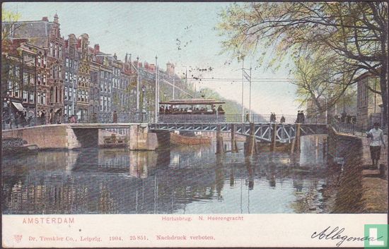 AMSTERDAM  Hortusbrug.   N. Heerengracht