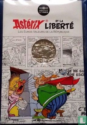 France 10 euro 2015 (folder) "Asterix and liberty 4" - Image 1