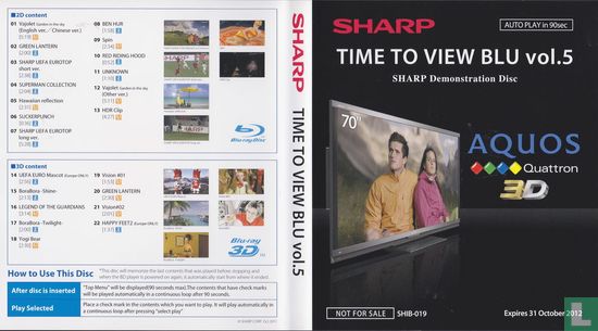 Sharp Time To View Blu Vol. 5 - Afbeelding 3