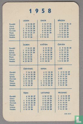 Joker, Czechoslovakia, Speelkaarten, Playing Cards, Calendar - Afbeelding 2