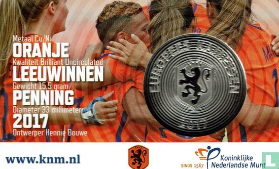 Oranje Leeuwinnen Penning 2017 - Image 1