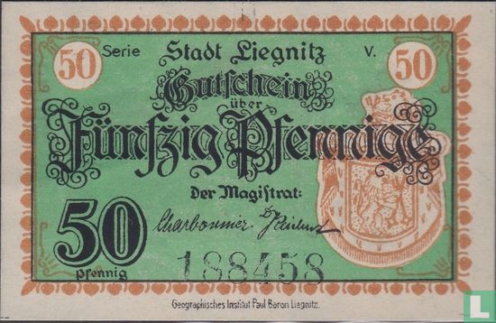 Liegnitz Stadt 50 pfennig ND (1920) - Afbeelding 1