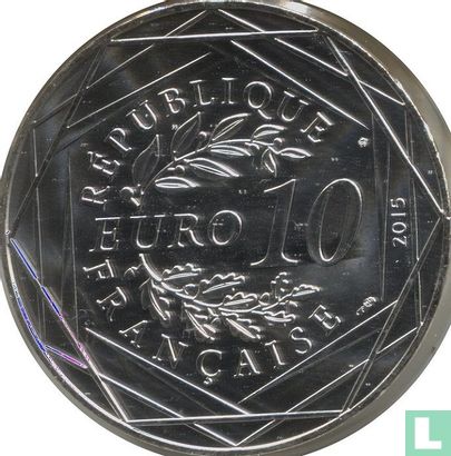 France 10 euro 2015 "Asterix and liberty 1" - Image 1