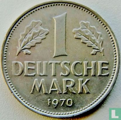 Duitsland 1 mark 1970 (G) - Afbeelding 1