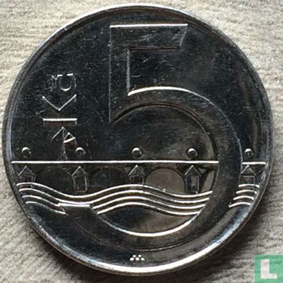 République tchèque 5 korun 2015 - Image 2