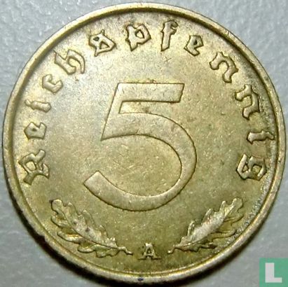 Duitse Rijk 5 reichspfennig 1938 (A) - Afbeelding 2