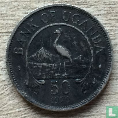 Uganda 50 cents 1970 - Image 1