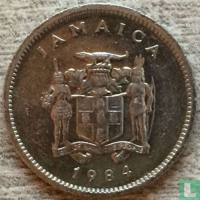 Jamaica 5 cents 1984 (type 1) - Image 1