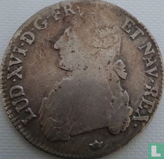 Frankrijk 1 écu 1786 (M) - Afbeelding 2