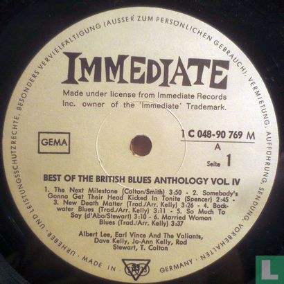 Best of the British Blues Anthology Vol. IV - Afbeelding 3