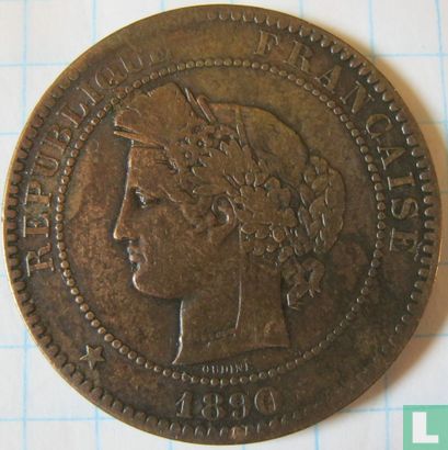 France 10 centimes 1890 - Image 1