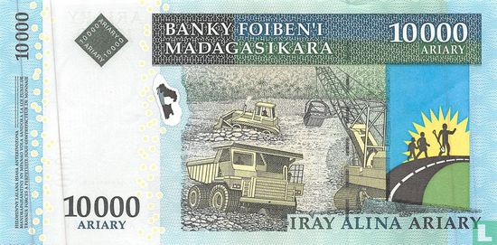 Madagascar 10.000 Ariary - Image 2