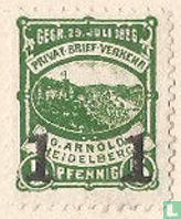 Kasteel van Heidelberg (met opdruk) 