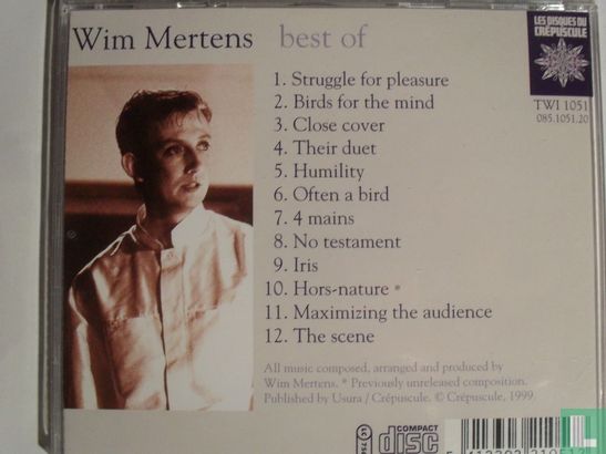 Best of Wim Mertens - Afbeelding 2
