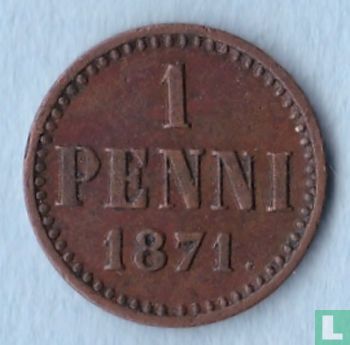 Finlande 1 penni 1871 - Image 1