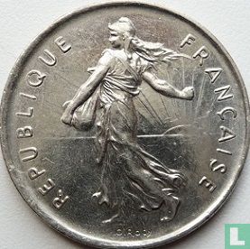 Frankrijk 5 francs 1971 - Afbeelding 2