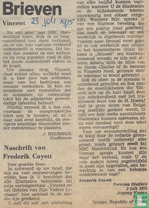 19750723 Brieven - Vincent - Naschrift van Frederik Coyett