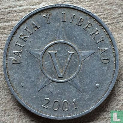 Cuba 5 centavos 2001 - Afbeelding 1