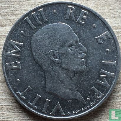 Italy 2 lire 1941 - Image 2